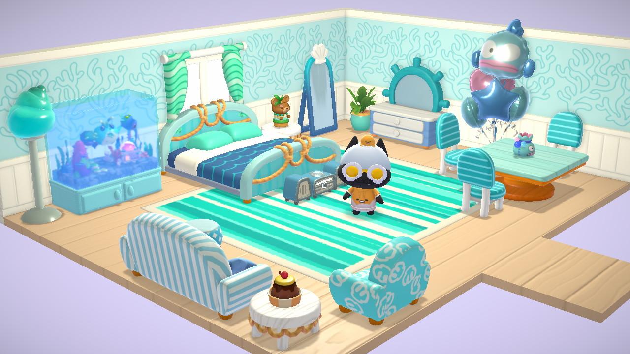 Inside of Rainbow Reef cabin.