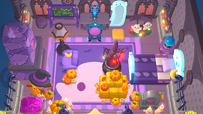 Inside of Spooky Swamp cabin.